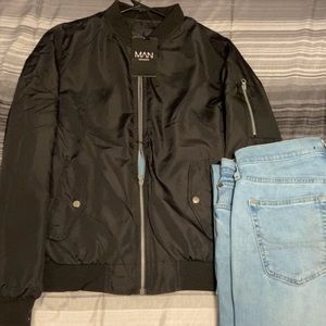 Bomber Jacket Black Size: Small